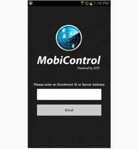 SOTI Mobicontrol Android Agent Login